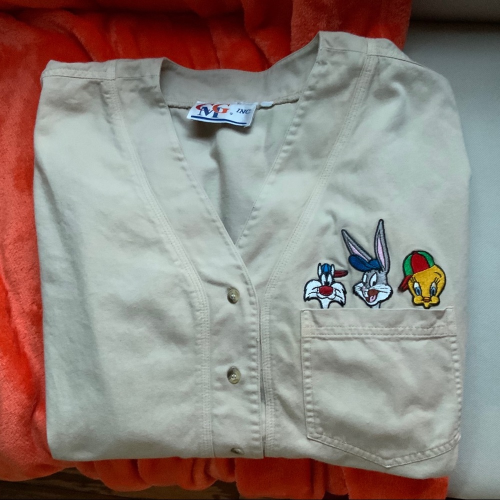 Vintage Bugs tweety and Sylvester Tee Shirt - Picture 14 of 16